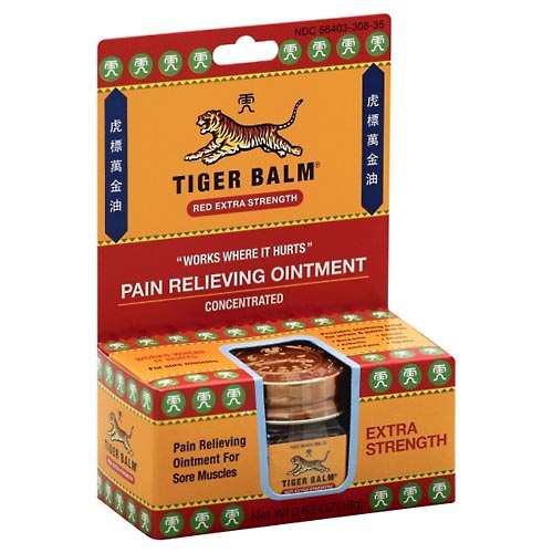Image for Tiger Balm Pain Relieving Ointment, Red Extra Strength,0.63oz from WESTSIDE PHARMACY