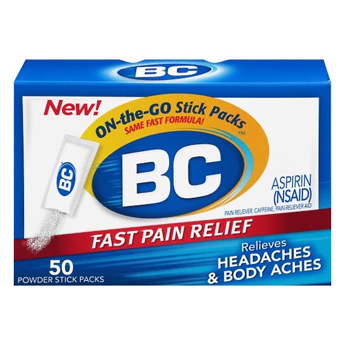 Image for BC Pain Relief, Fast, Powders,50ea from WESTSIDE PHARMACY