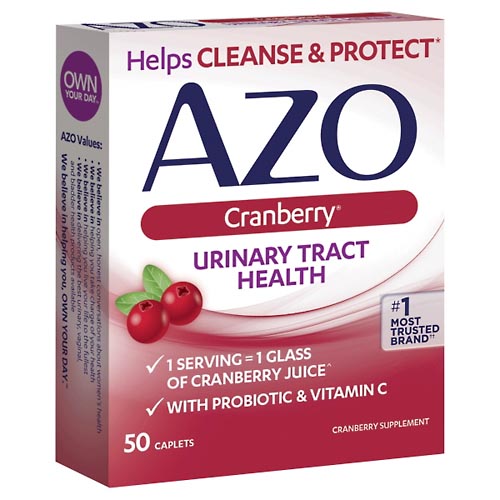 Image for Azo Urinary Tract Health, Cranberry, Caplets,50ea from WESTSIDE PHARMACY